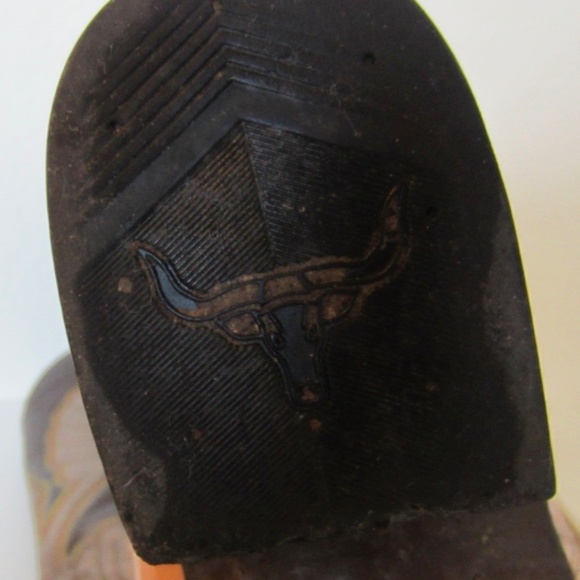 Coyote Joe Boots Brown Leather Pointed Toe Men's - Picture 10 of 11